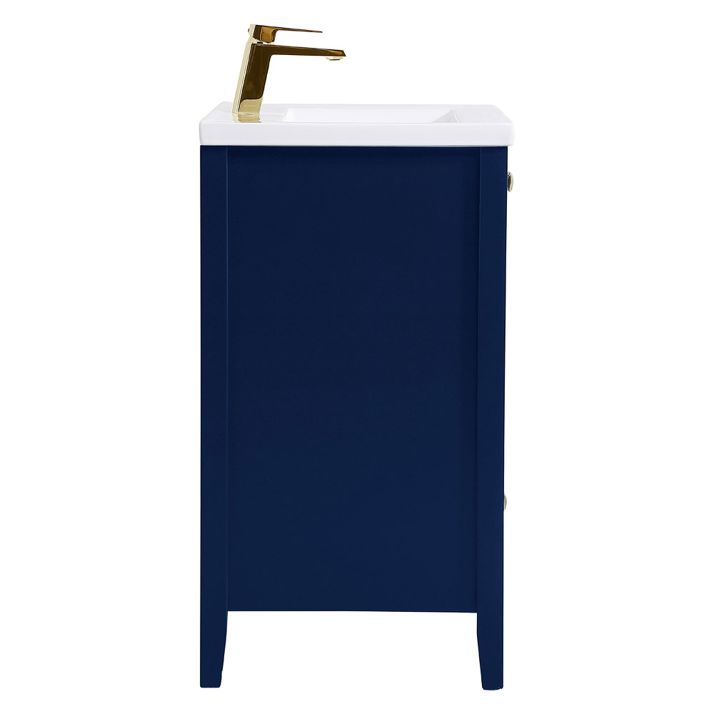 Elegant Single Bathroom Vanity Set - Blue (VF-2001BL)