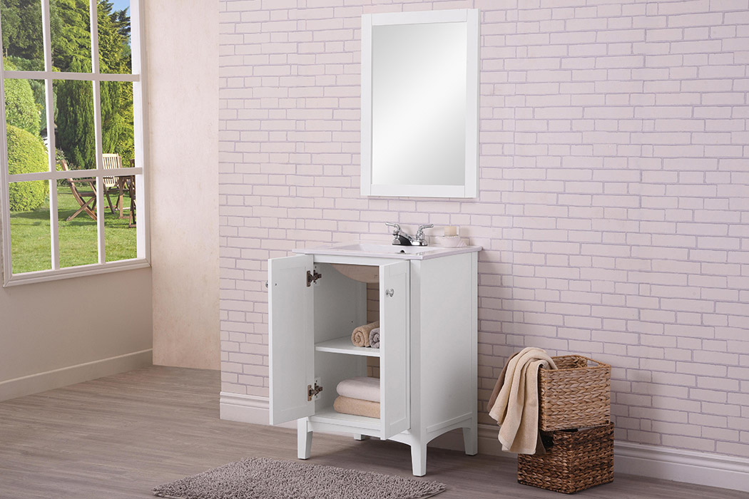 Elegant - Mod Free Standing Single Bathroom Vanity Set