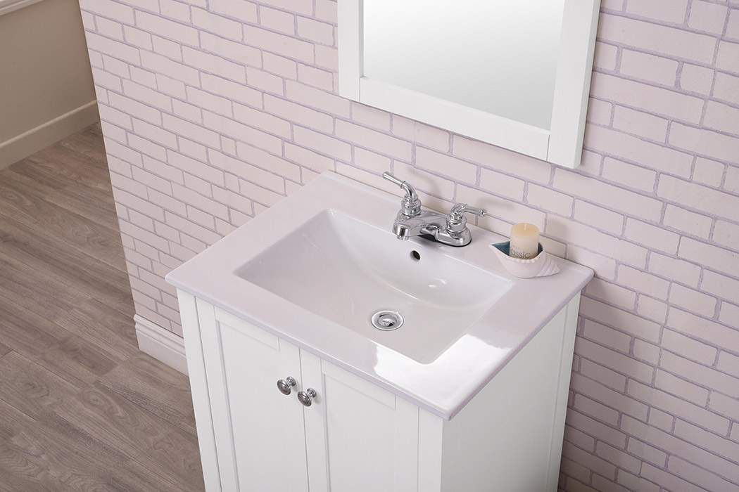 Elegant - Mod Free Standing Single Bathroom Vanity Set