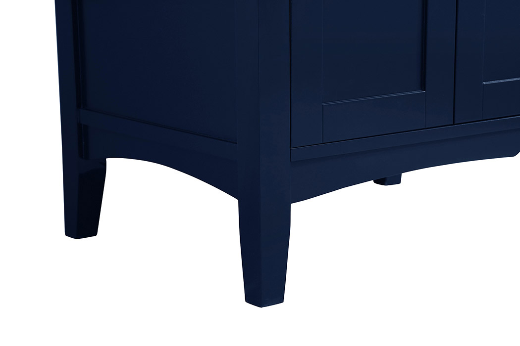 Elegant Mod 24" Free Standing Single Bathroom Vanity Set - Blue (VF-2003BL)