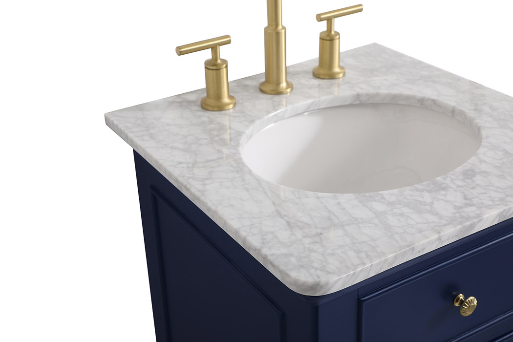 Elegant Otto 19" Single Bathroom Vanity Set - Blue (VF12319BL)