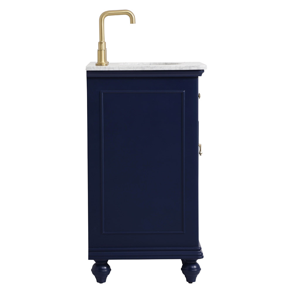 Elegant Otto 19" Single Bathroom Vanity Set - Blue (VF12319BL)