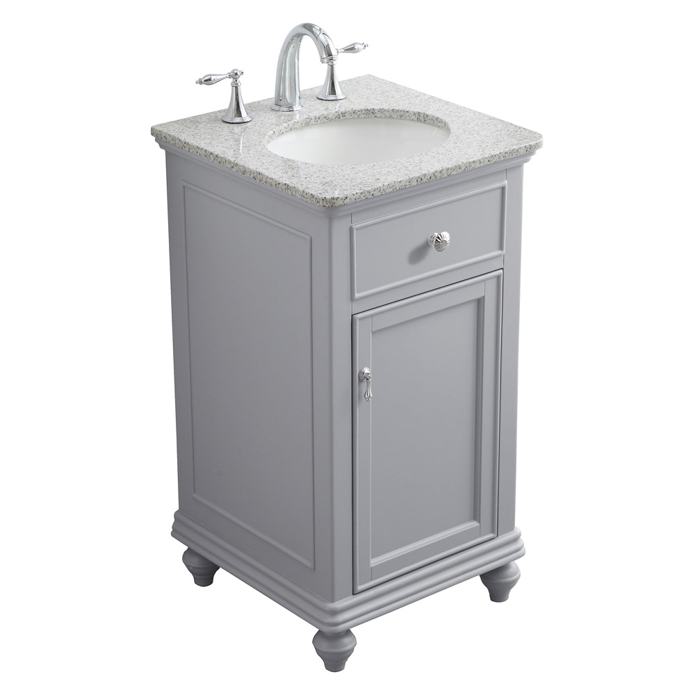 Elegant Otto 19" Single Bathroom Vanity Set - Gray (VF12319GR)