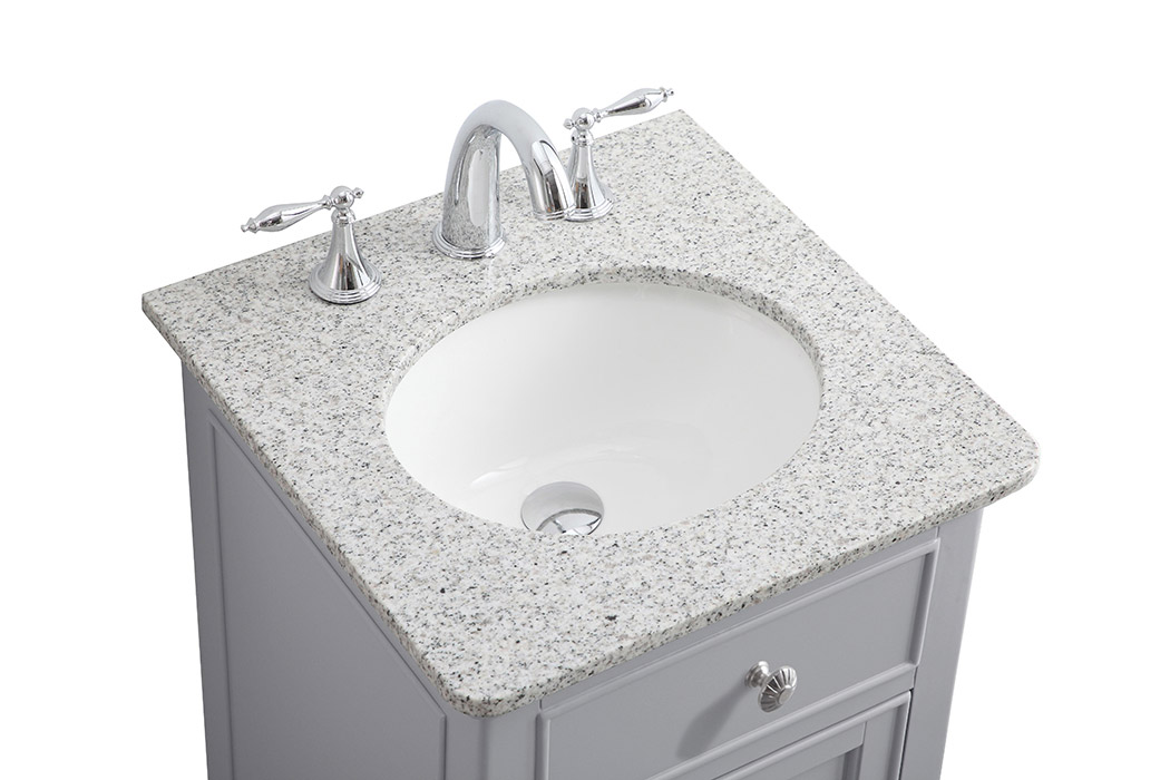 Elegant Otto 19" Single Bathroom Vanity Set - Gray (VF12319GR)