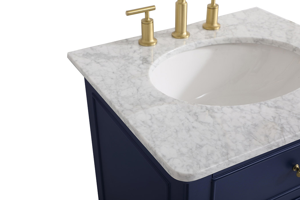 Elegant Otto 24" Single Bathroom Vanity Set - Blue (VF12324BL)