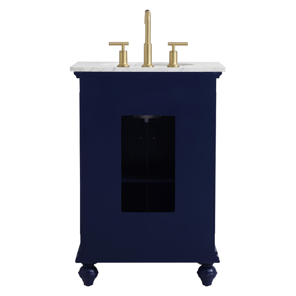 Elegant Otto 24" Single Bathroom Vanity Set - Blue (VF12324BL)