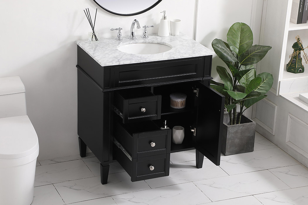 Elegant - Single Bathroom Vanity Set (PNT-VF12532)