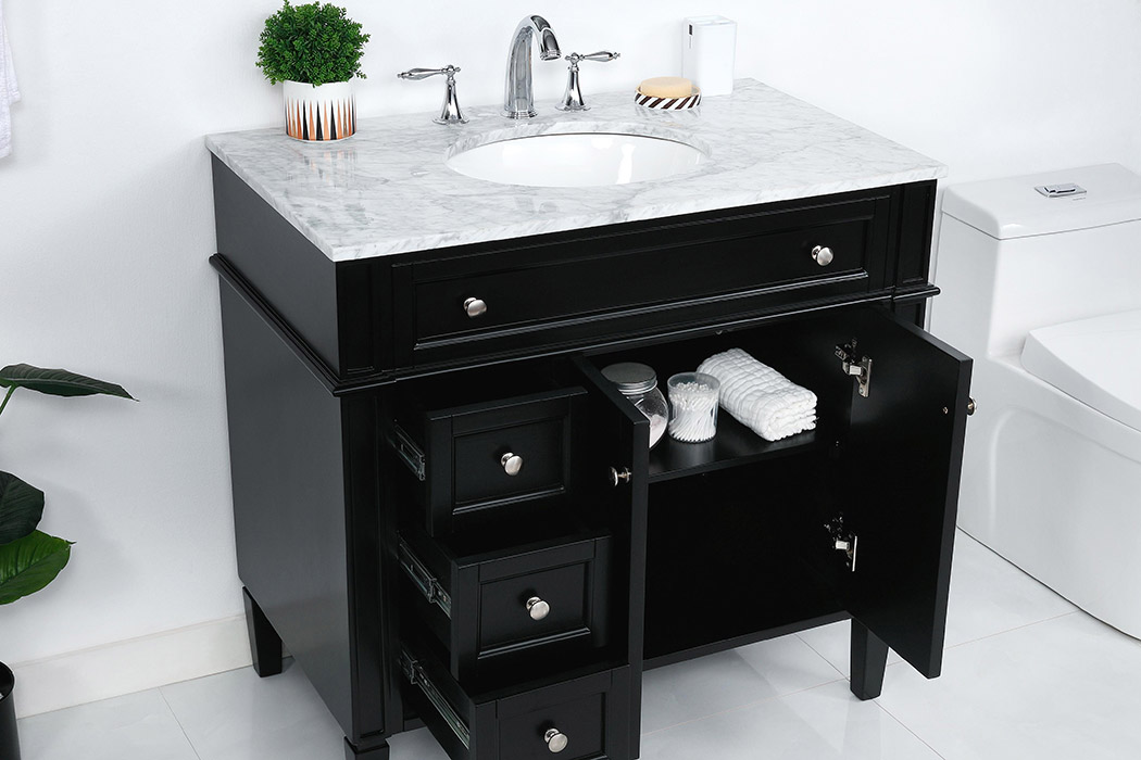 Elegant - Single Bathroom Vanity Set (PNT-VF12536)