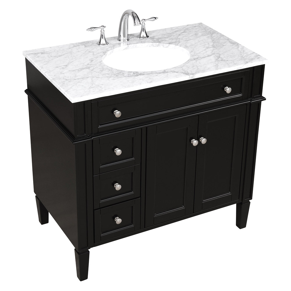 Elegant - Single Bathroom Vanity Set (PNT-VF12536)