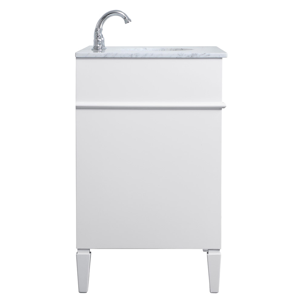 Elegant Single Bathroom Vanity Set - White, L 36" (VF12536WH)