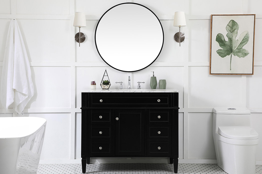 Elegant - Single Bathroom Vanity Set (PNT-VF12542)