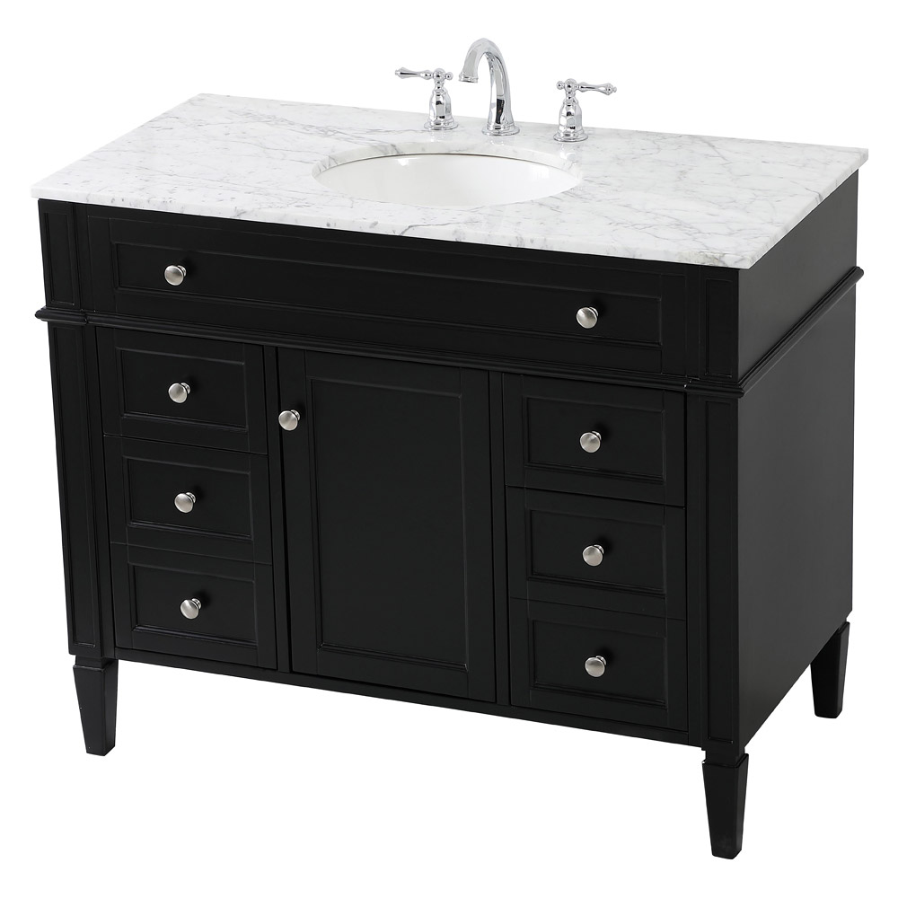 Elegant - Single Bathroom Vanity Set (PNT-VF12542)