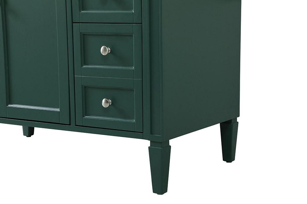 Elegant 42" Single Bathroom Vanity Set - Green (VF12542GN)