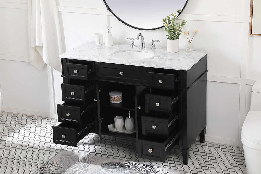 Elegant - Single Bathroom Vanity Set (PNT-VF12560)