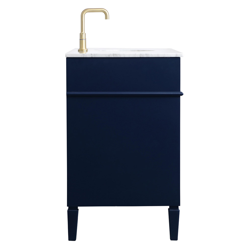 Elegant 60" Single Bathroom Vanity Set - Blue (VF12548BL)