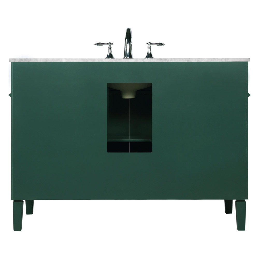 Elegant 60" Single Bathroom Vanity Set - Green (VF12548GN)