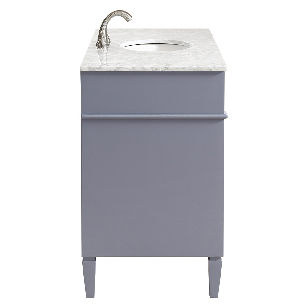 Elegant 60" Single Bathroom Vanity Set - Gray (VF12548GR)