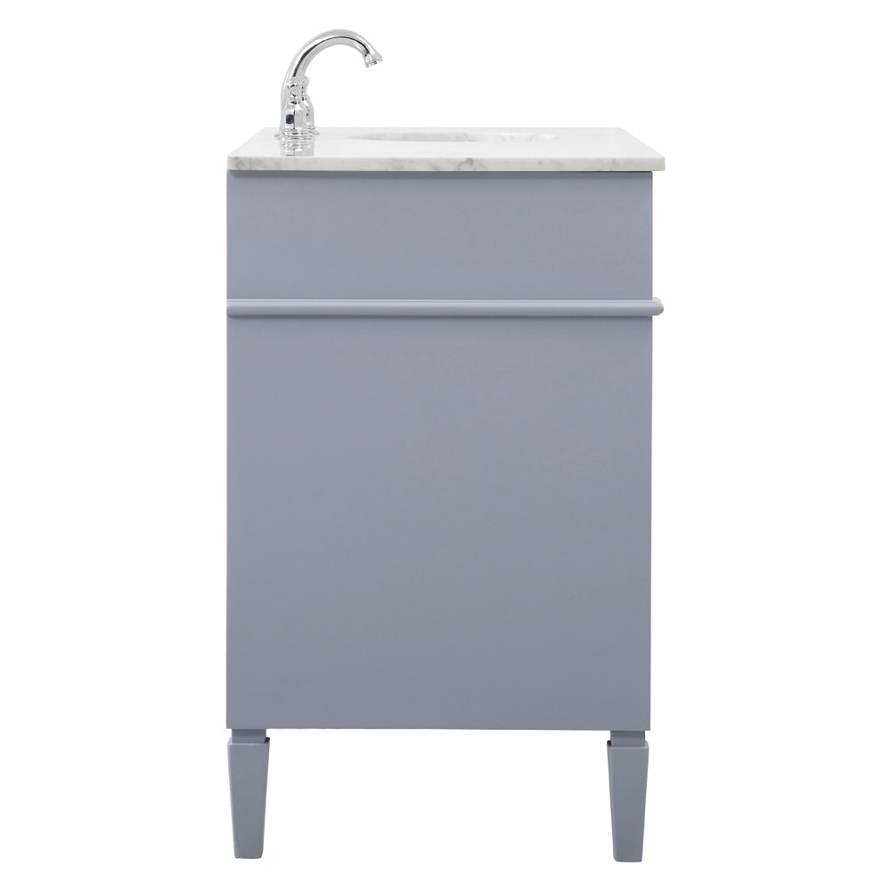 Elegant 60" Single Bathroom Vanity Set - Gray (VF12560GR)