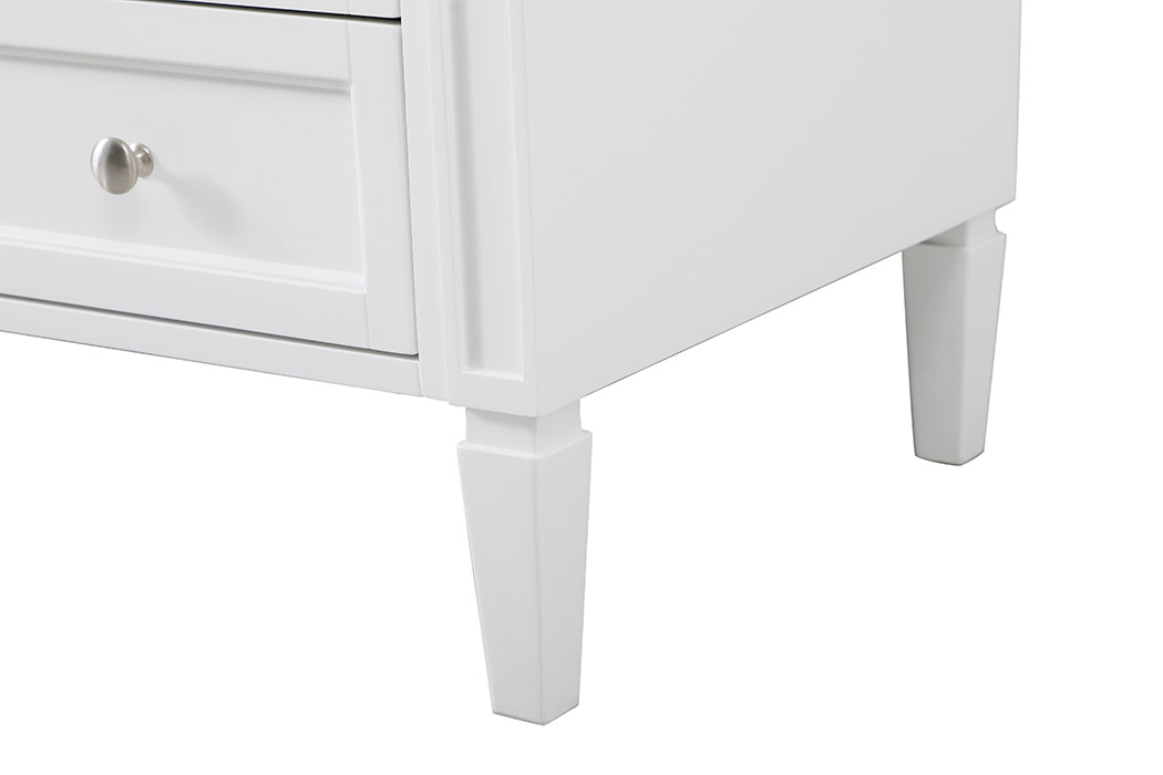 Elegant 60" Single Bathroom Vanity Set - White (VF12560WH)