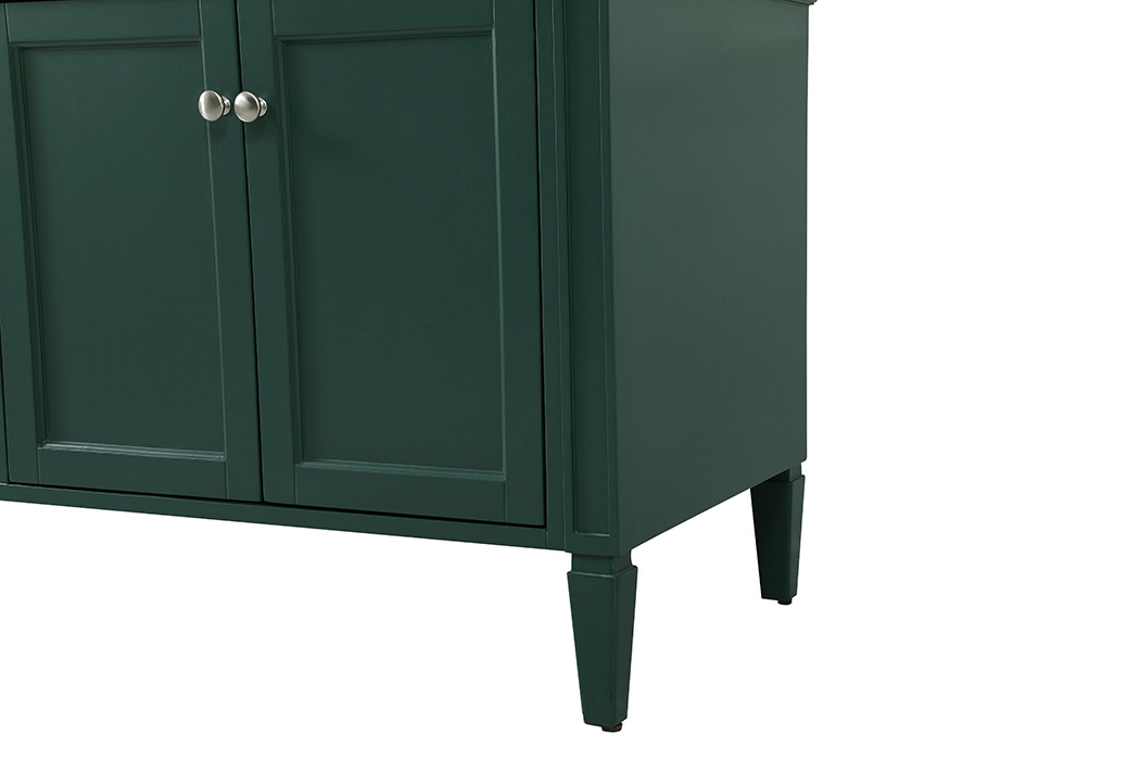 Elegant 60" Single Bathroom Vanity Set - Green (VF12572DGN)