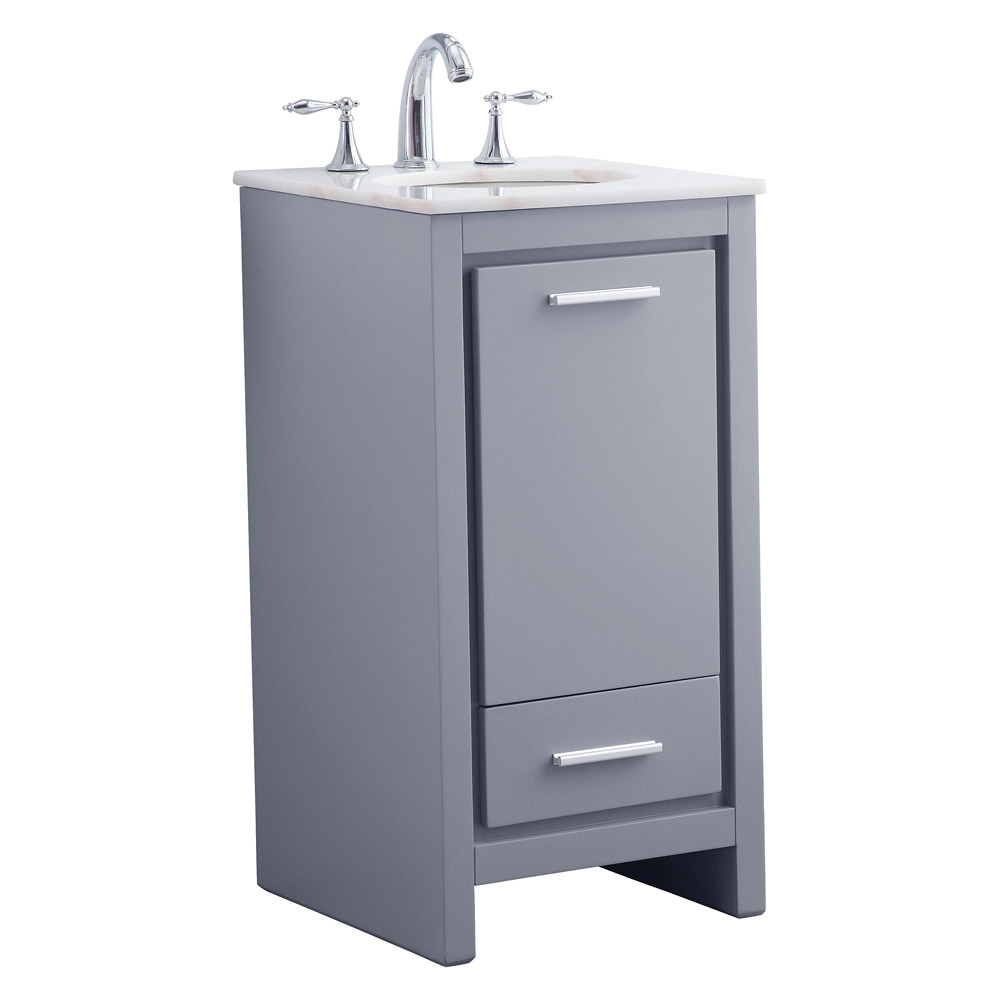 Elegant Bathroom Vanity - Gray (VF12818GR)