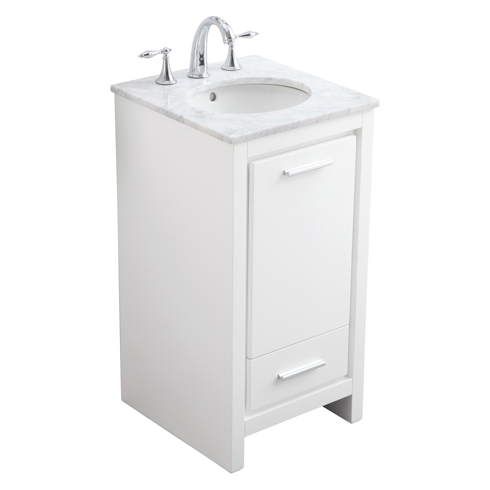 Elegant Bathroom Vanity - White (VF12818WH)