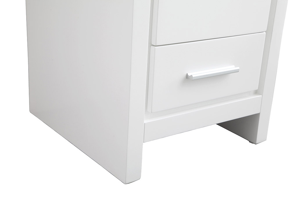 Elegant Bathroom Vanity - White (VF12818WH)