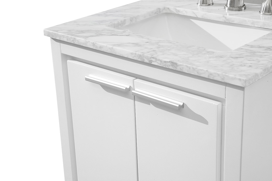 Elegant Bathroom Vanity - White (VF12824WH)