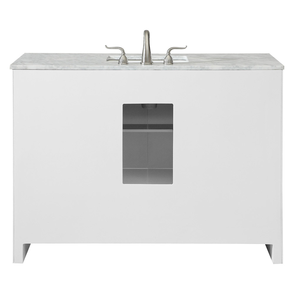 Elegant Bathroom Vanity - White (VF12848WH)