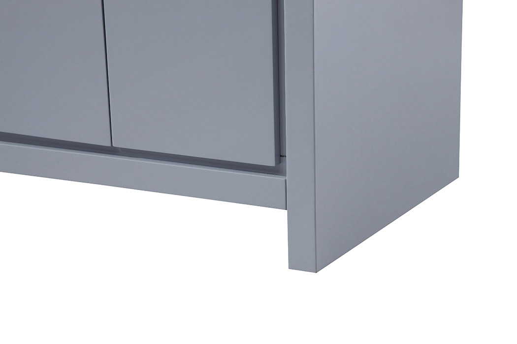 Elegant Bathroom Vanity - Gray (VF12860DGR)