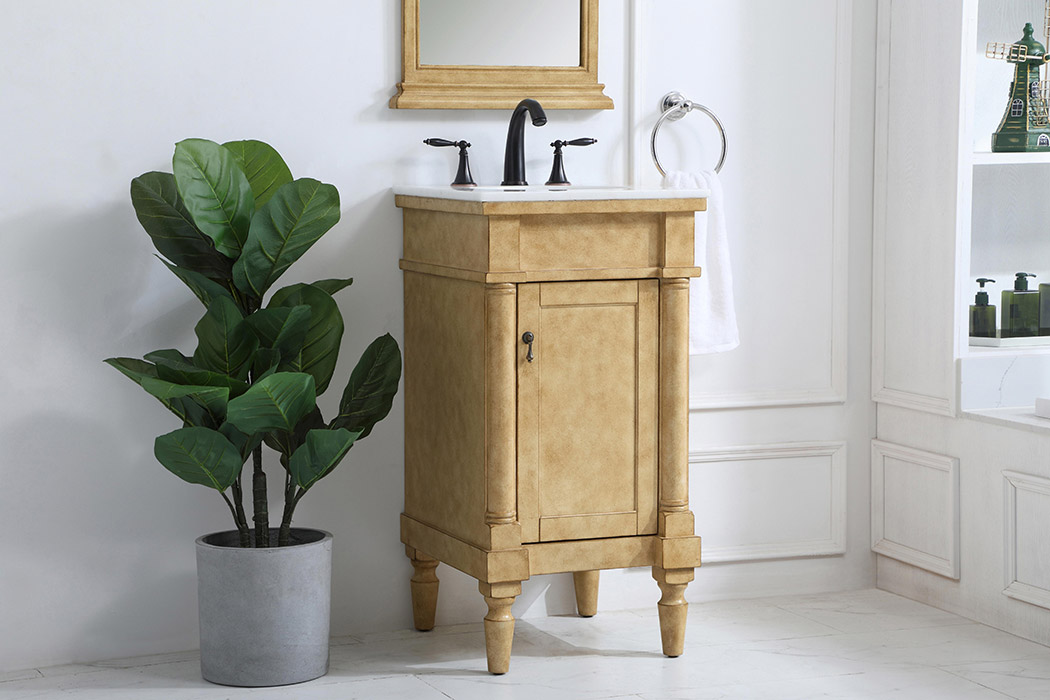 Elegant Bathroom Vanity - Antique Beige (VF13018AB)