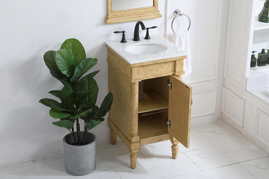 Elegant Bathroom Vanity - Antique Beige (VF13018AB)