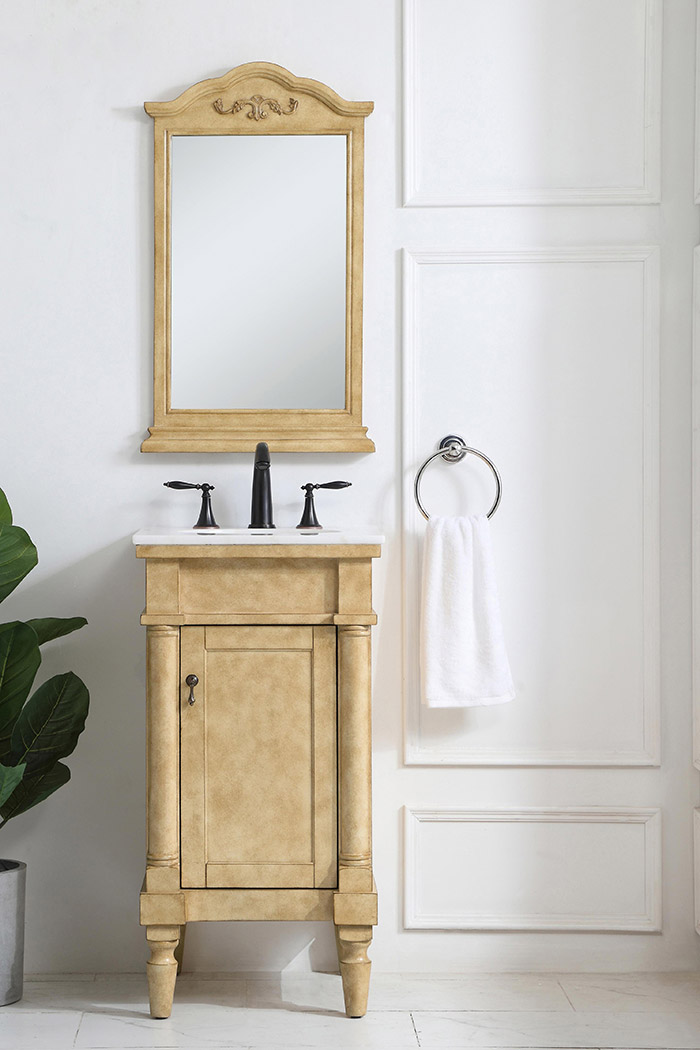 Elegant Bathroom Vanity - Antique Beige (VF13018AB)