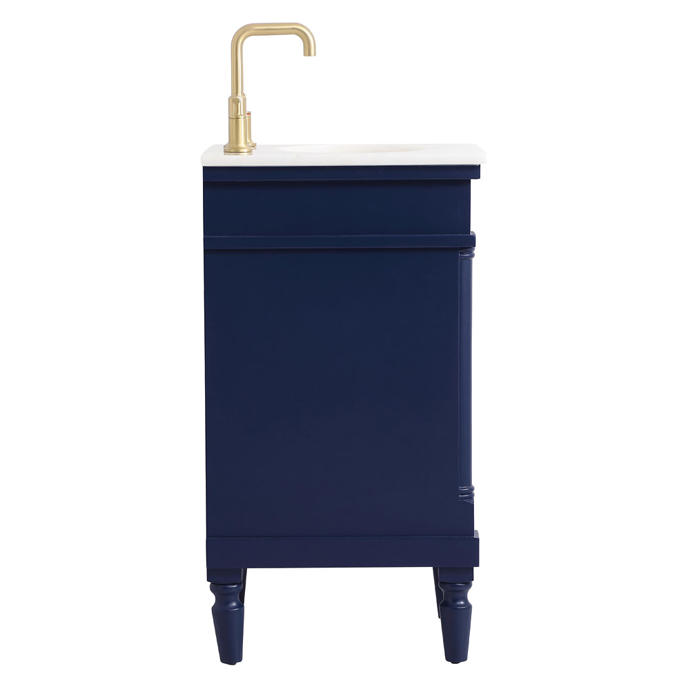 Elegant Bathroom Vanity - Blue (VF13018BL)