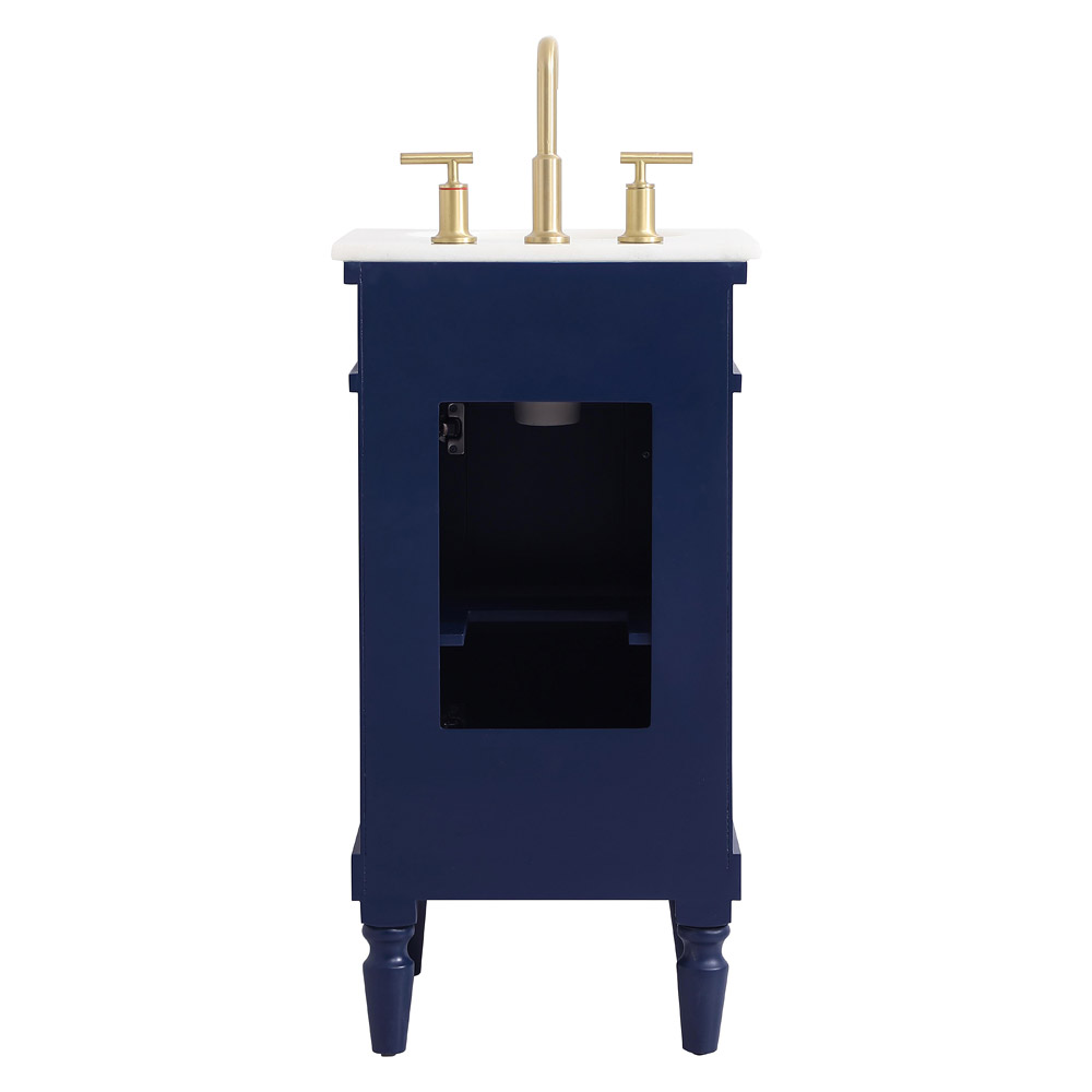 Elegant Bathroom Vanity - Blue (VF13018BL)