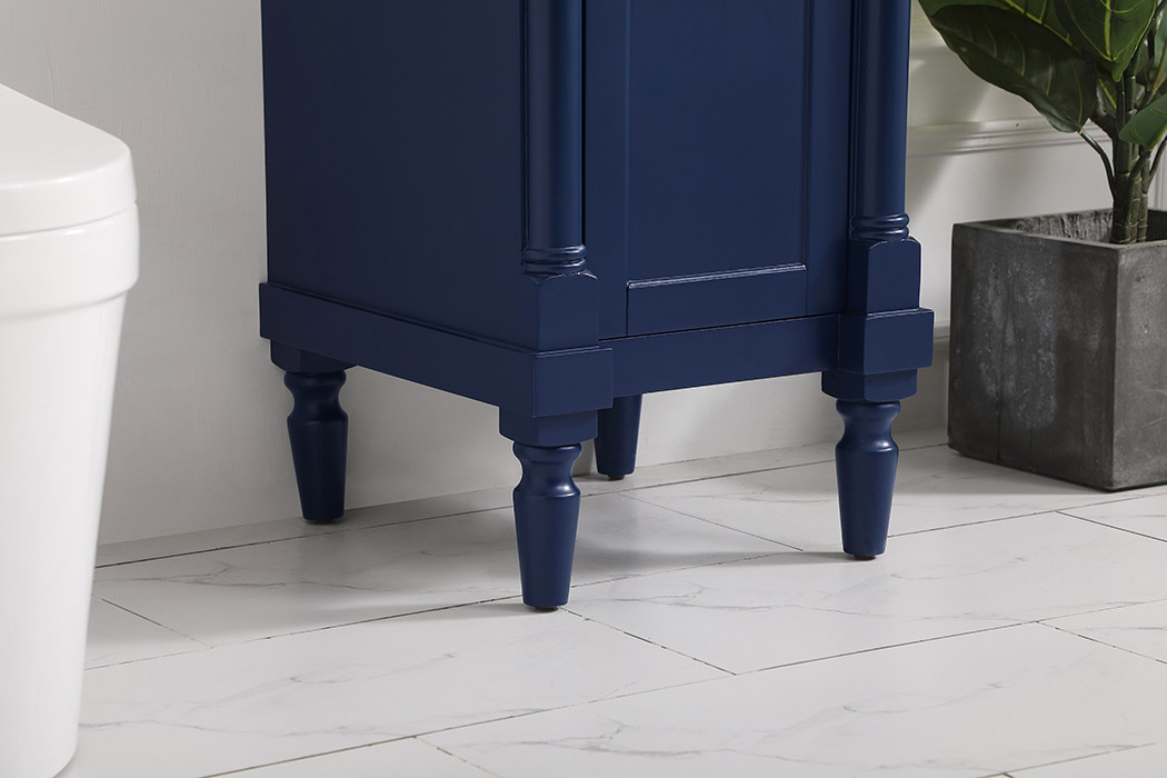 Elegant Bathroom Vanity - Blue (VF13018BL)