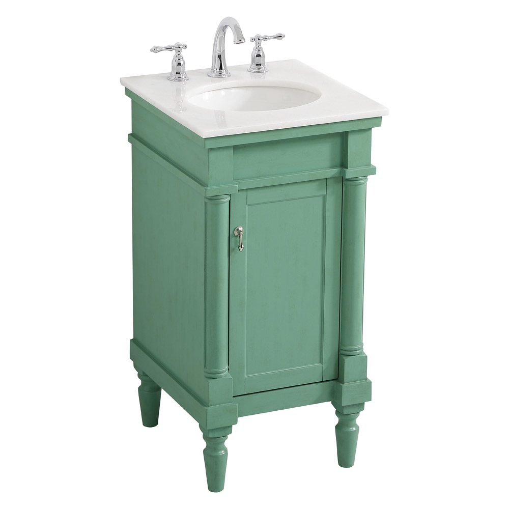 Elegant Bathroom Vanity - Vintage Mint (VF13018VM)