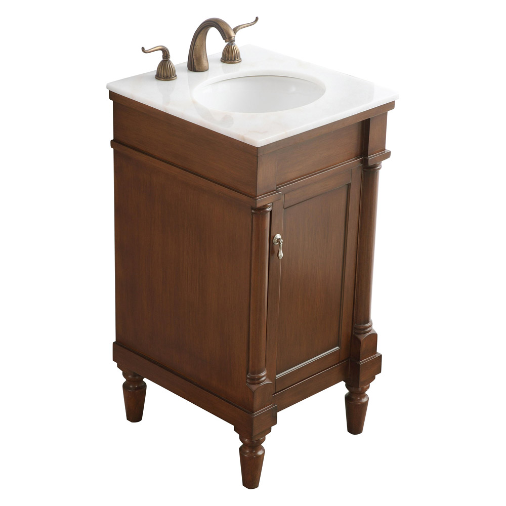 Elegant Bathroom Vanity - Walnut (VF13018WT)