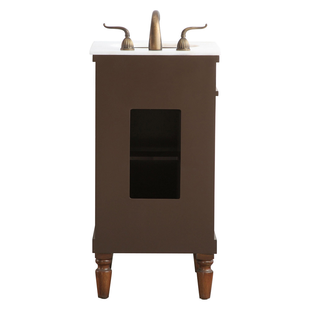 Elegant Bathroom Vanity - Walnut (VF13018WT)