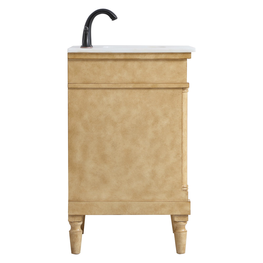 Elegant Bathroom Vanity - Antique Beige, L 24" (VF13024AB)