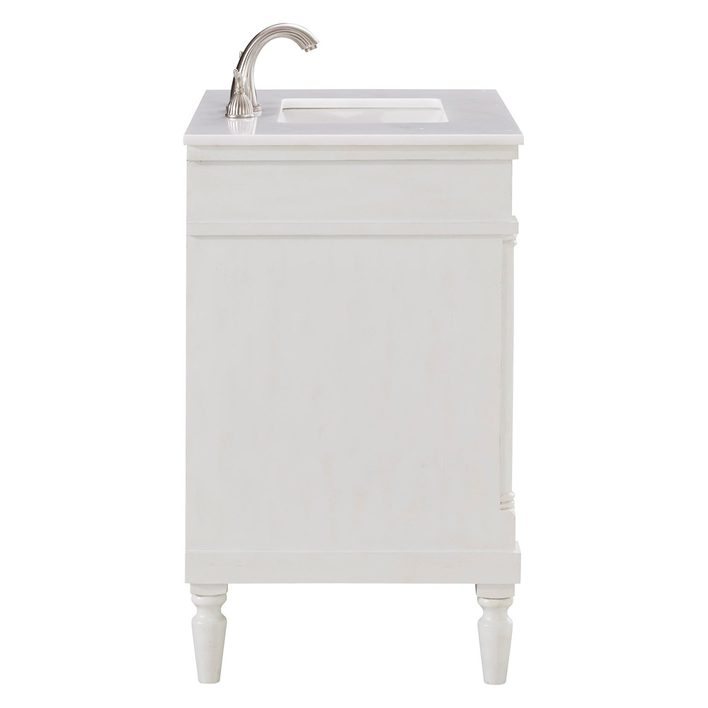 Elegant Bathroom Vanity - Antique White, L 30" (VF13030AW)