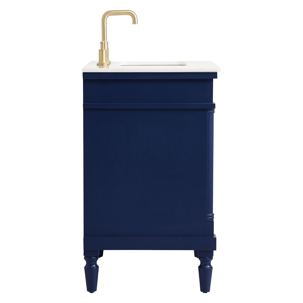 Elegant Bathroom Vanity - Blue, L 30" (VF13030BL)