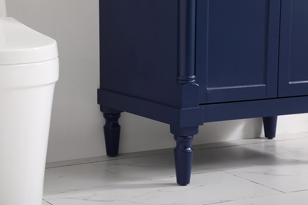 Elegant Bathroom Vanity - Blue, L 30" (VF13030BL)