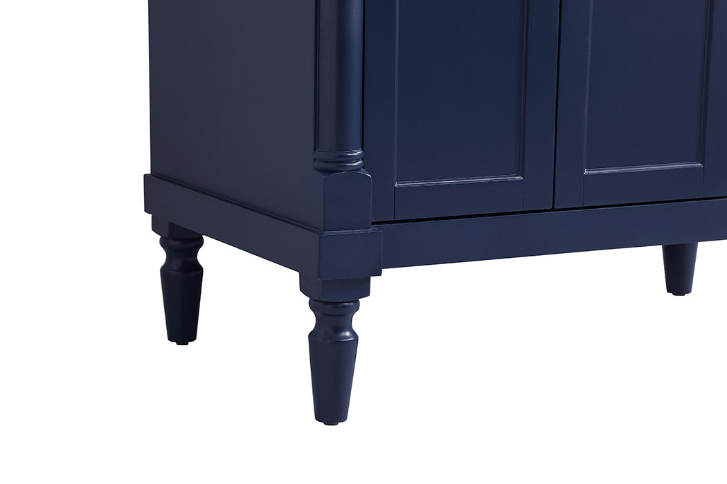 Elegant Bathroom Vanity - Blue (VF13036BL)