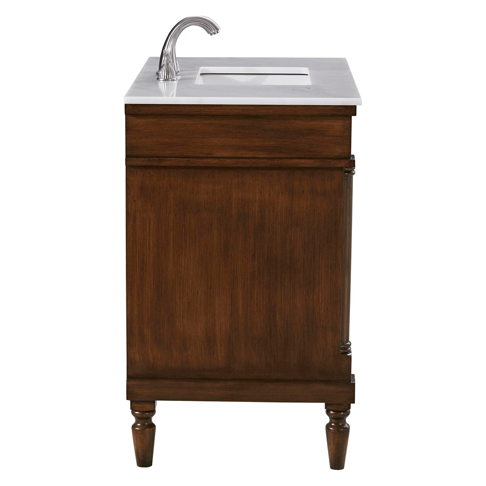 Elegant Bathroom Vanity - Walnut (VF13036WT)