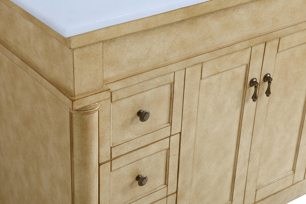 Elegant Bathroom Vanity - Antique Beige, L 42" (VF13042AB)