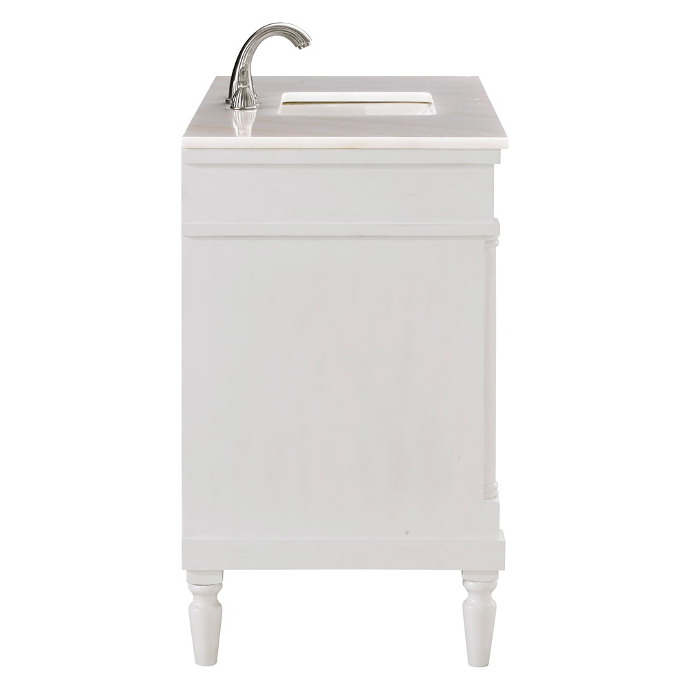 Elegant Bathroom Vanity - Antique White, L 42" (VF13042AW)