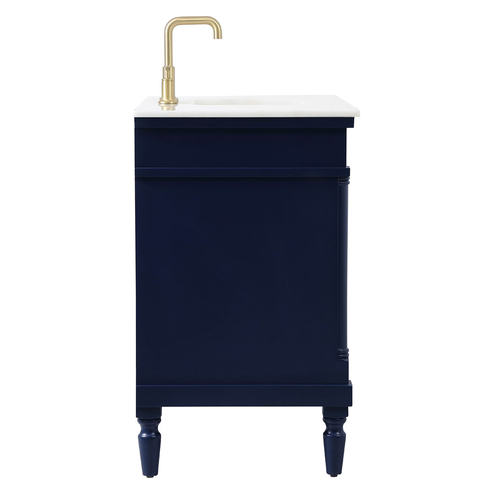 Elegant Bathroom Vanity - Blue, L 42" (VF13042BL)