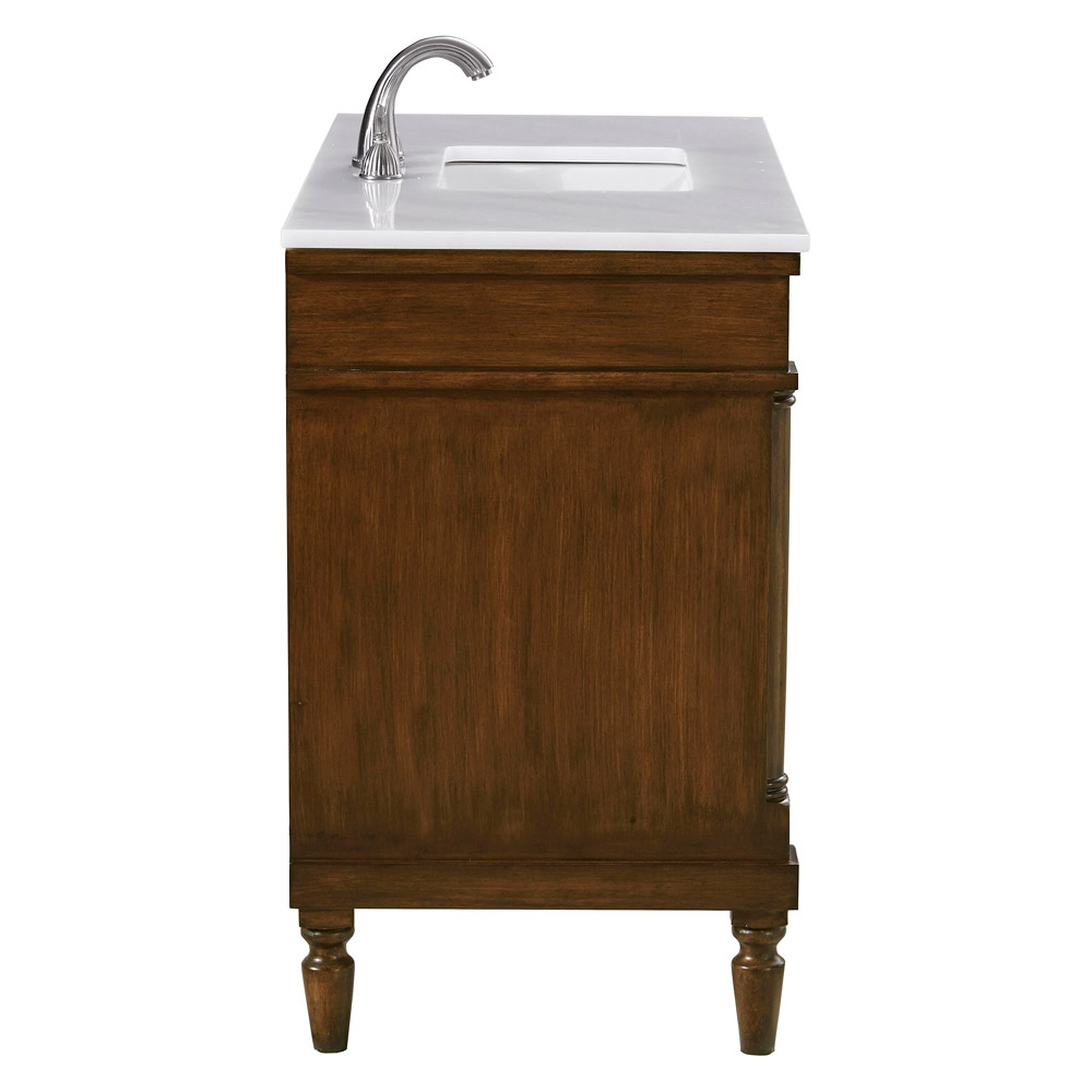 Elegant Bathroom Vanity - Walnut, L 42" (VF13042WT)