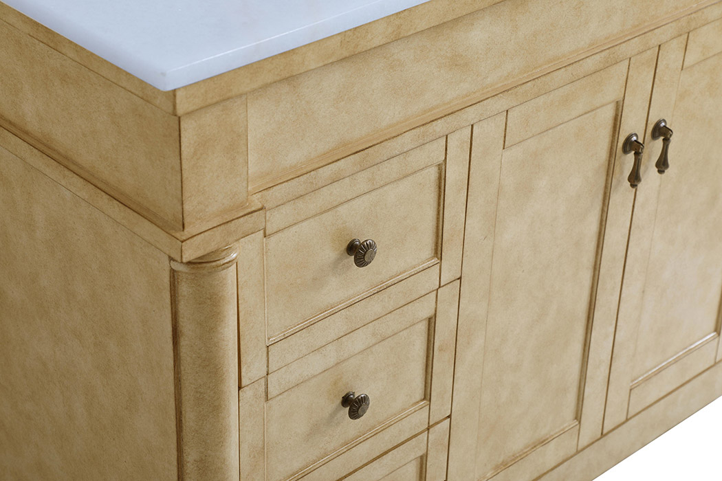 Elegant Bathroom Vanity - Antique Beige, L 48" (VF13048AB)